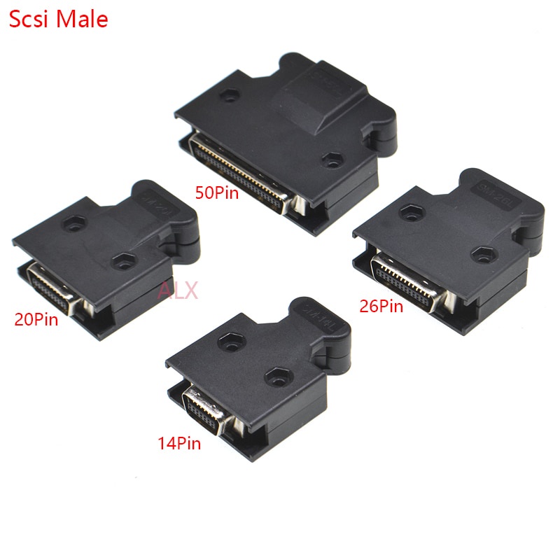 Diy Scsi Male Connector Hpcn 14 20 26 36 50 Pin อะแดปเตอร์ซ็อกเก็ตเชื่อมต่อสายไฟ 1 ชิ้น
