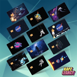 Kapzlegacy สติกเกอร์การ์ดธนาคาร Nasa ATM Touch n Go Skin Bank Debit Credit TnG Cards