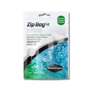 Seachem Zip Bag Lg Large-mesh filter bag with zipper - ถุงกรองตาข่ายขนาดใหญ่พร้อมซิปซิปป้องกันการกัดกร่อน