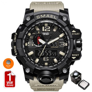 SMAEL นาฬิกาข้อมือผู้ชาย Sport Digital LED รุ่น SM1545 (GREY)