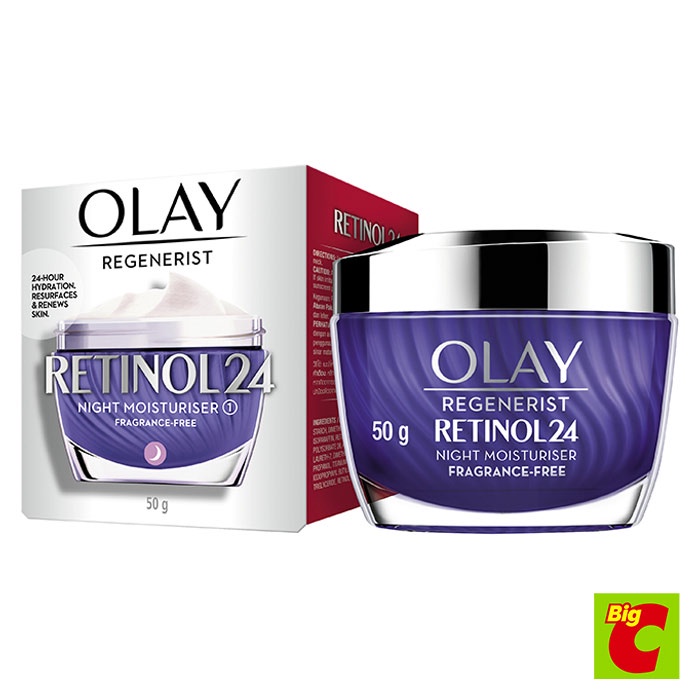 โอเลย์ Regenerist รีเจนเนอรีส ไนท์เรตินอล 24มอยเจอร์ไรเซอร์ 50ก.Olay Retinol24 NightMoisturizer 50g.