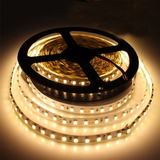 ไฟเส้น  LED Strip 3528(60LEDs/M)  4.8W/M แสง Warmwhite IP20 1ม้วน=5เมตร