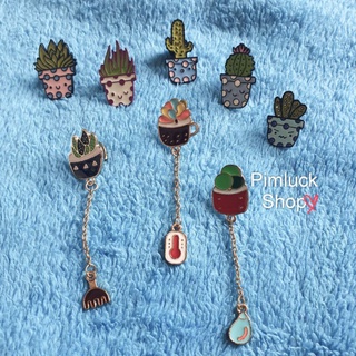 พร้อมส่ง เข็มกลัดหมุดลายกระบองเพชรน่ารัก🌵