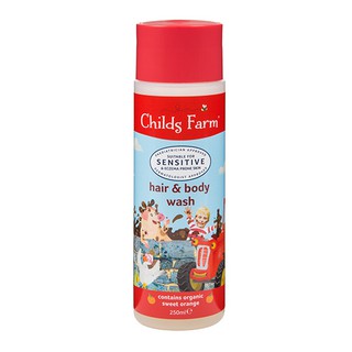 Childs Farm Hair &amp; Body Wash (Organic Sweet Orange) อาบสนุกสระสนุกในขวดเดียว