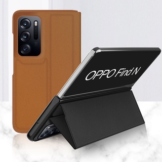 เคสโทรศัพท์มือถือ แบบฝาพับแม่เหล็ก กันกระแทก พร้อมขาตั้ง สําหรับ Oppo Find N 2022