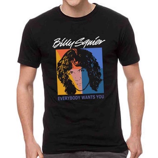 เสื้อยืดครอปเสื้อยืด ลาย Billy SquierS-5XL