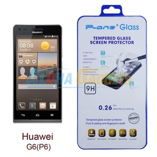 P-One ฟิล์มกระจกนิรภัย Huawei G6/P6