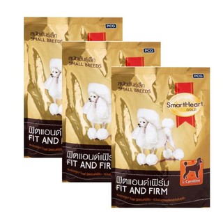 SmartHeart Gold Fit&amp;Firm Small Breed สุนัขพันธ์ุเล็ก 1.5kg*3ถุง