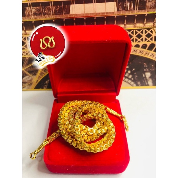 C36สร้อยคอทาโร่เหลี่ยมตันหนัก3บาท แถมฟรีตะขอปั้ม สินค้าคุณภาพเหมือนจริง