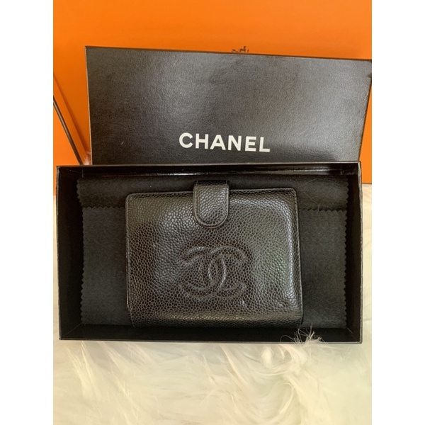 Chanel กระเป๋าสตางค์ใบสั้น มือสองของแท้ 💯 Holo ยังติดแน่น พร้อมกล่อง ถุงผ้า