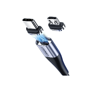 โปรโมชั่น : Ugreen สายชาร์จ Micro Usb Type C แม่เหล็ก 3A 100 ซม. ชาร์จเร็ว