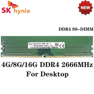 Sk Hynix 4Gb / 8Gb / 16Gb Ddr4 2666Mhz Udimm 1.2V Cl17 แรมเมมโมรี่สําหรับหน่วยความจํา