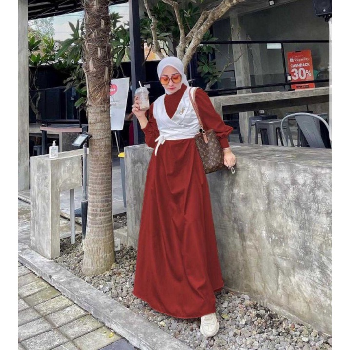 Gammis Busui Gsmis ชุดผู้ใหญ่ Gsmis Longdris Syari Hamis วัยรุ่น Jubbah Sari Gmoshari Raya Gmis Musl