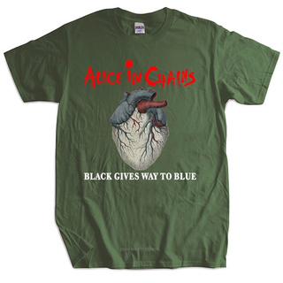 เสื้อยืด ผ้าฝ้าย พิมพ์ลายโลโก้ ALICE IN CHAINS *Heart แฟชั่นฤดูร้อน สําหรับผู้ชาย