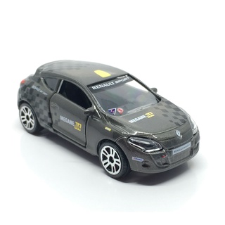 Majorette Renault Megane Coupe - N4 - Full Symbols - Dent - Grey Color /Wheels D5S /scale 1/64 (3 inches) no Package