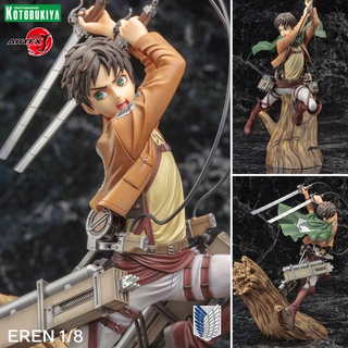 งานแท้ Original Kotobukiya ARTFX J Attack on Titan ผ่าพิภพไททัน Eren Yeager เอเลน เยเกอร์ 1/8 Shingeki no Kyojin Jaeger