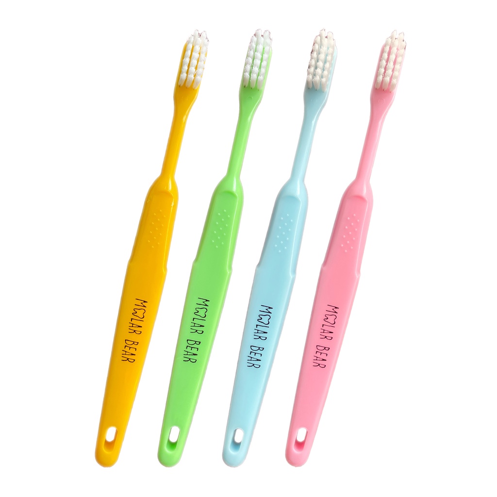 6-12 ขวบ+ Molar Bear รุ่น Big Kids แปรงสีฟันเด็ก ขนนุ่ม หัวแปรงขนาดพอดี จับถนัดมือ