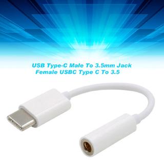 [Ready Stock] Usb Type - C Male To 3 . 5 มม . แจ็ค Female Usbc Type C To 3 . 5 หูฟังสําหรับ Letv