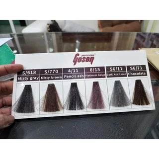 Gosen แม่สีย้อมผม ชนิดถาวร เป็นครีมย้อมผมที่มีกลิ่นหอม ไม่ฉุน ไม่แสบ สีติดสวย