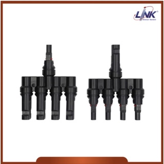 MC4 T-Type , 4 to 1 CONNECTOR (Pair) 1500 V , TUV Standard SKU : CB-1010