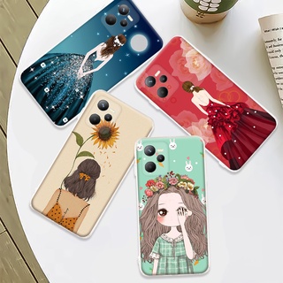 เคส Realme C35 สาวสวย ซิลิโคนนิ่ม TPU เยลลี่ เคสโทรศัพท์