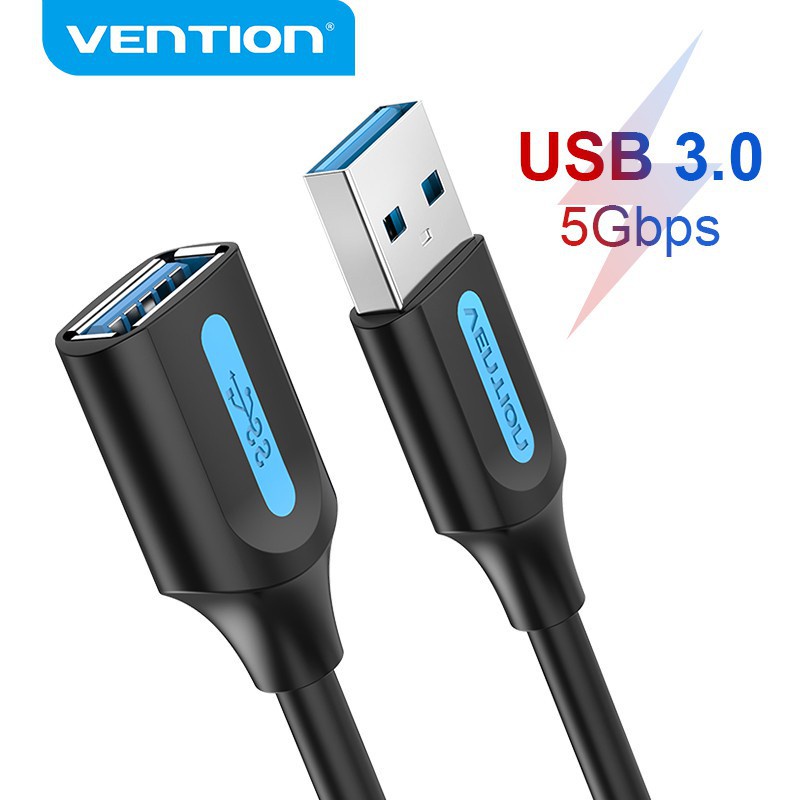 Vention USB สายเคเบิลต่อขยาย USB 2.0 3.0 สายเคเบิลข้อมูล