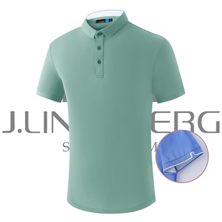 J.LINDEBERG Mens Golf Sports Summer Short-Sleeved t-Shirt Breathable POLO Shirt GT4388846 N0O7