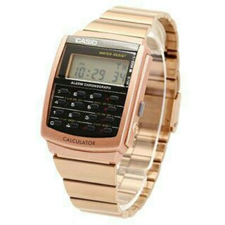 Casio Databank รุ่น CA-506C-5A สีโรสโกลด์ แท้100%