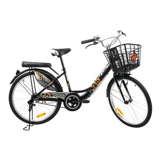 Maid bicycle CITY BIKE LA DAWN 1.0 24" BLACK bike Sports fitness จักรยานแม่บ้าน จักรยานแม่บ้าน LA DAWN 1.0 24 นิ้ว สีดำ