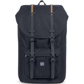 กระเป๋าเป้ Herschel Little America Backpack - Gum Rubber Black/Black ของแท้