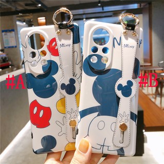 เคสซิลิโคน Huawei P40 Pro P30 Pro Mate 40 Pro Mate 30 Pro Nova 7 Pro nova 8 pro Cartoon มิกกี้เมาส์ Mickey Mouse Wristband Silicone Case