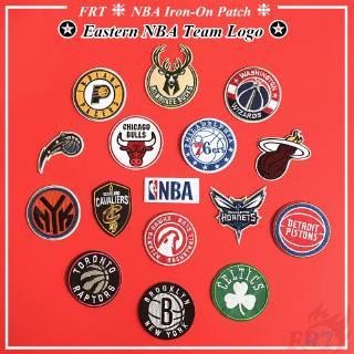 nba - eastern team แผ่นผ้าเย็บปักลาย diy สําหรับเย็บปักตกแต่งเสื้อผ้า 1 ชิ้น