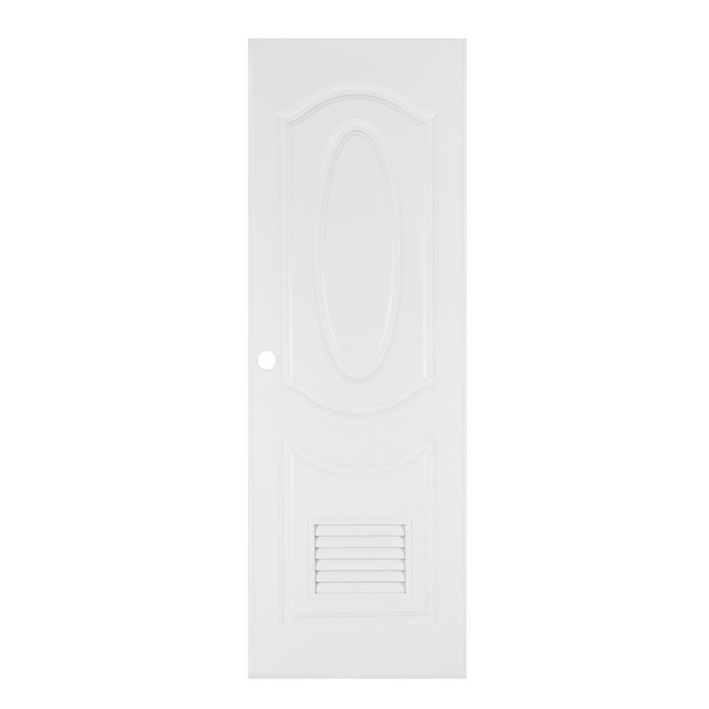 ประตูห้องน้ำ ประตู UPVC AZLE PSW2 เกล็ดล่าง 70x200 ซม. สีขาว ประตู วงกบ ประตู หน้าต่าง UPVC 70X200 cm. WHITE PS2 PANEL-L