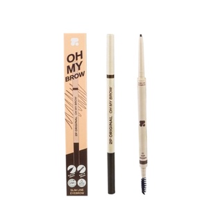 [ของแท้ 100%] 2P Original Oh My Brow Slim Line Eyebrow #2 Hot Cocoa ดินสอเขียนคิ้ว