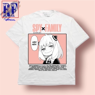 เสื้อยืด | ขนาดใหญ่ | Spy X FAMILY เสื้อยืด - ANYA FORGER | เสื้อยืด พิมพ์ลายอนิเมะญี่ปุ่น SPYxFAMILY สําหรับมังงะ | Any