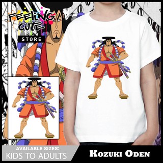 Kozuki Oden จากดินแดนวาโนะ ~ เสื้อยืดกราฟิก / Tshirt ~ หนึ่งชิ้น Unisex Z-^