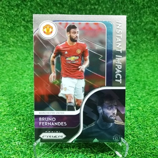 ขาย การ์ด Panini Prizm Premier League 2020-21 Bruno Fernandes Instant Impact Manchester United Man U แมนยู Cards Swapper