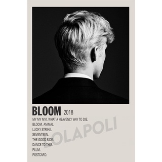 โปสเตอร์ ลายปกอัลบั้ม Bloom ศิลปิน Troye Sivan