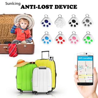 [Sunking] Dog paw GPS tracker keychain phone lost alarm Bluetooth anti-lost device finder Hot Sell