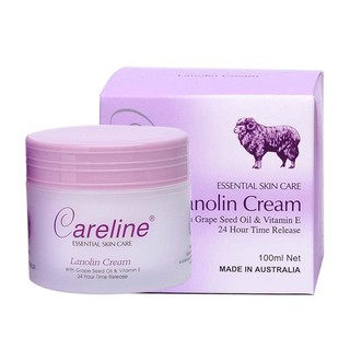 Careline Lanolin Cream ครีมรกแกะ กล่องม่วง