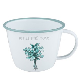 แก้วน้ำ ถ้วยหู ENAMEL KECH GARDEN 4 นิ้ว อุปกรณ์บนโต๊ะอาหาร ห้องครัวและอุปกรณ์ MUG ENAMEL KECH GARDEN 4"