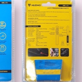 พอยเตอร์ รีโมทพรีเซนต์ไร้สาย NUBWO รุ่น NWL-011 Laser Pointer