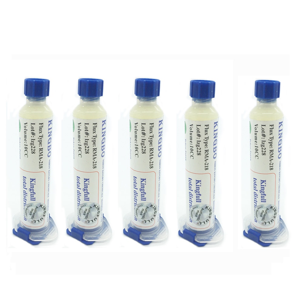 5PCS/LOT Free shipping KINGBO RMA-218 10cc solder Flux Paste for BGA solder station Soldering paste