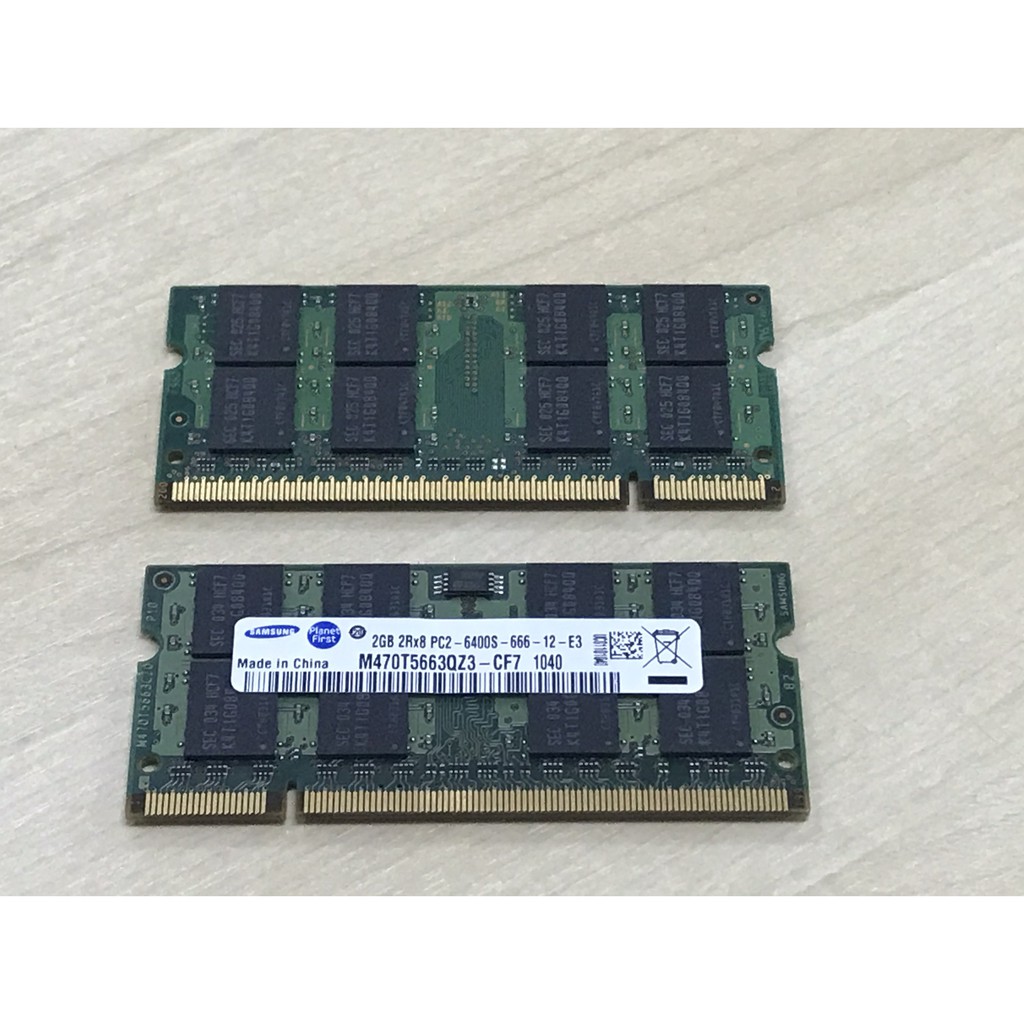 Ram โน๊ตบุ๊ค 2GB PC2-6400s-666-12-E3