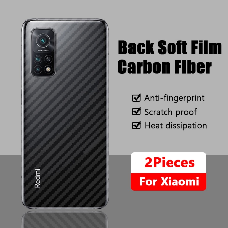 [ซื้อ1แถม1] ฟิล์มกันรอยหลัง เคฟล่า สําหรับ Xiaomi Mi 9T 10T 11T 12T 13T 11 Lite Poco F3 F4 F5 X3 X4 X5 M3 Redmi Note 7 8 9 9S 10 10S 11 11S 12 12S 13 9A 9C 10C 12C 13C