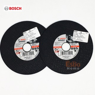 ใบตัดสแตนเลส 4นิ้ว*1มม. BOSCH แผ่นเรียบ SA60T