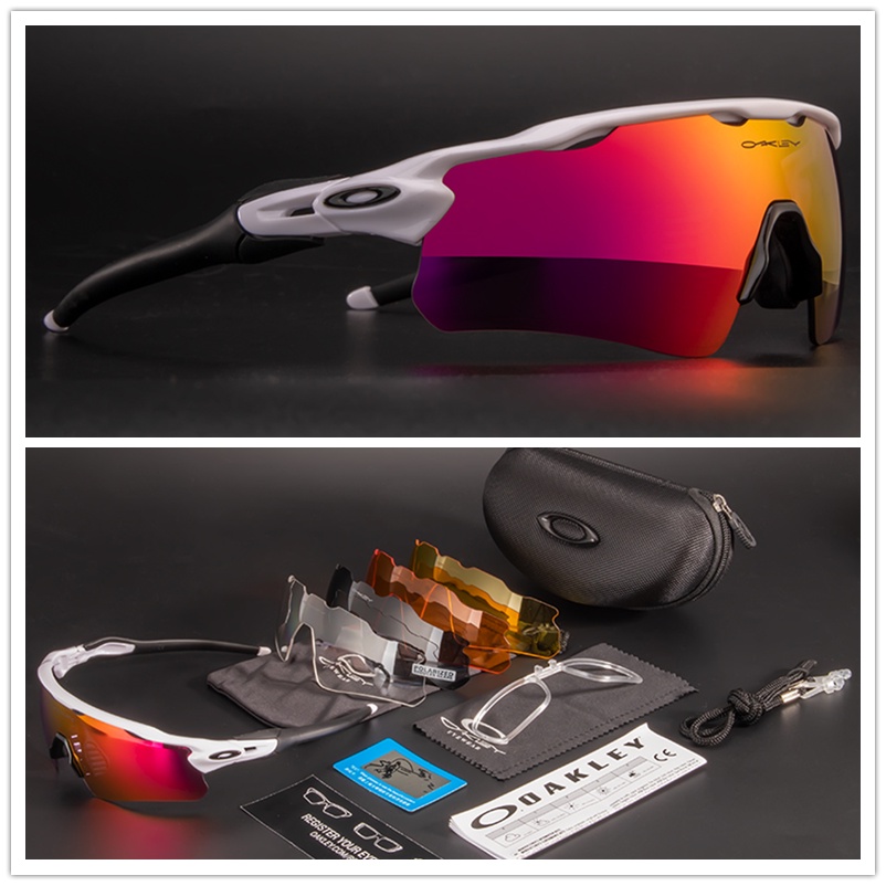 Unbranded Polarized Sports Sunglasses – Men's Cycling Glasses, UV400, Mirrored Lens, MTB Road