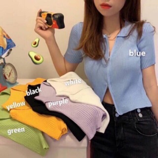 🍒เสื้อยืดไหมพรมแขนสั้น🍒✅✅สินค้าพร้อมส่ง เสื้อครอป เสื้อครอปแขนสั้น เสื้อครอปไหมพรม เสื้อครอปแต่งซิป เสื้อไหมพรมแขนสั้น