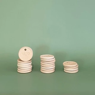 KLAY Coin เหรียญเซรามิกกระจายกลิ่น Portable Diffuser ใช้งานคล้ายเหรียญหอมหรือถุงหอม