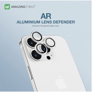 เลนส์กล้อง AMAZINGthing Camera Lens for iPhone 14 Pro/14 Pro Max 3D Len Glass (Three Lens) ; iStudio by UFicon